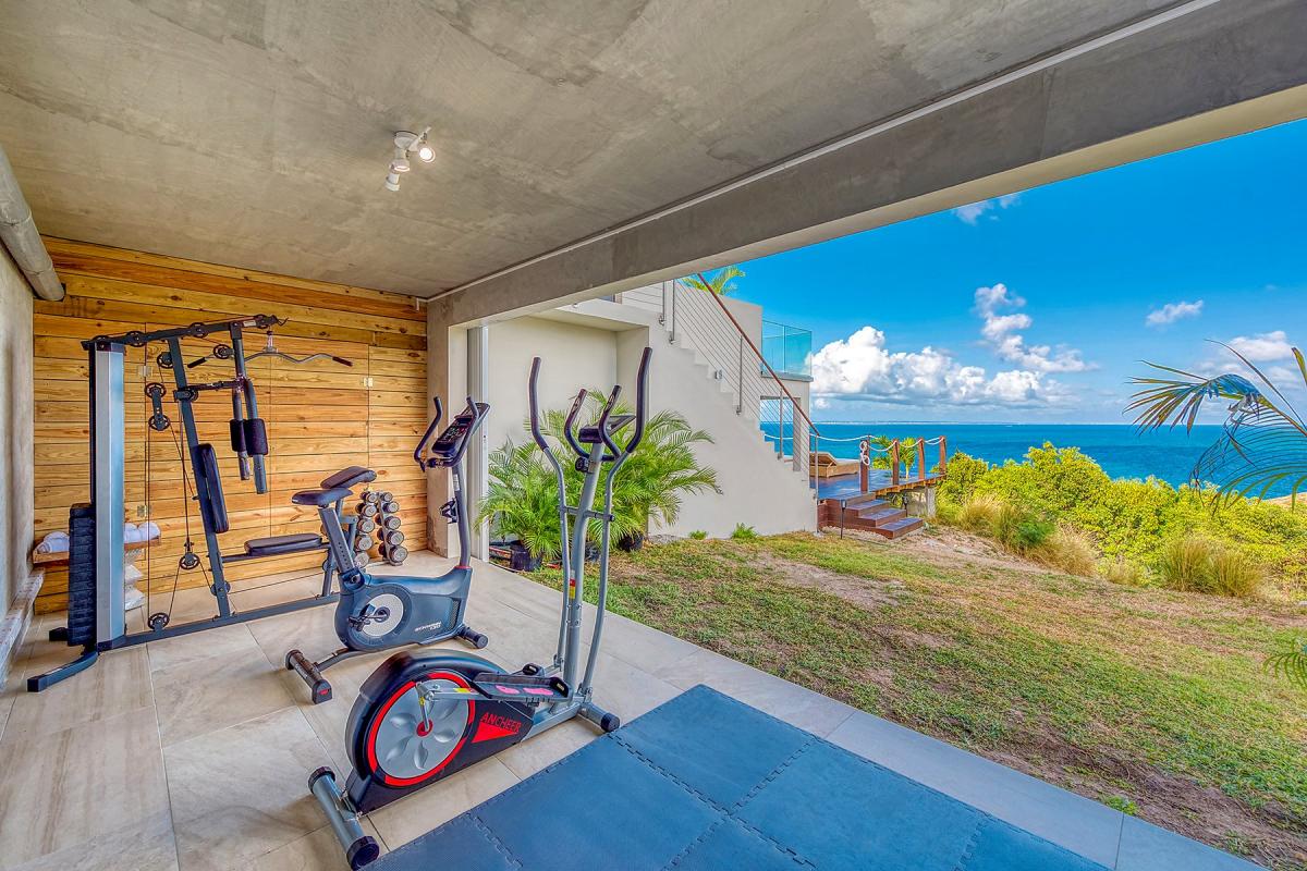 St Martin luxury villa rental - Gym